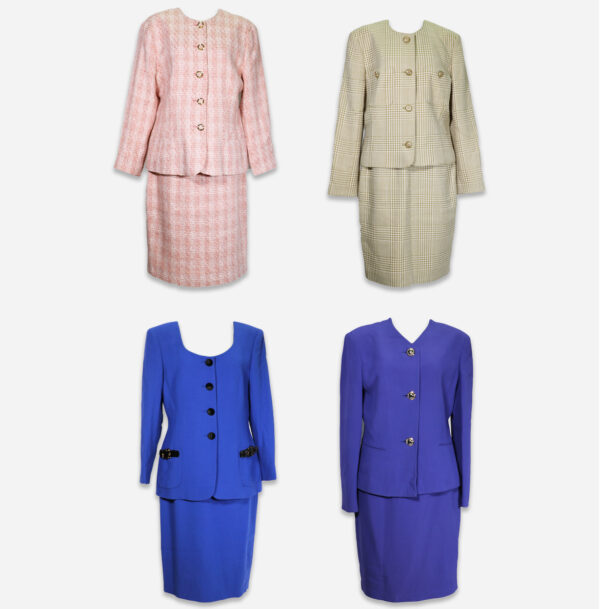 80s-90s women's winter suits: 4 pieces