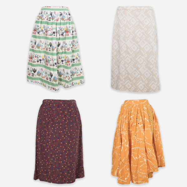 50-60s summer skirts