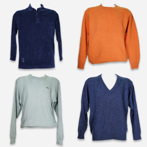 Box four men's branded jumpers