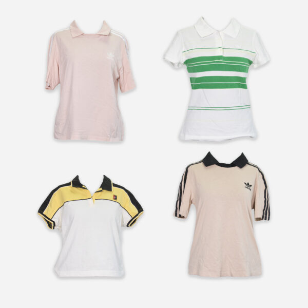 Woman sport branded polo shirts