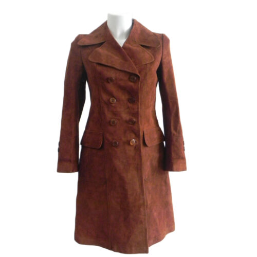 70's Leather trench coats