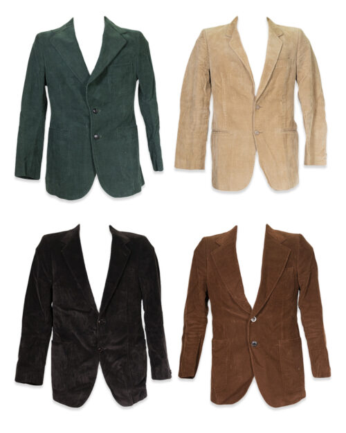 Men's corduroy blazers: 4 pieces