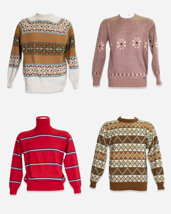 Box four 70s jumpers