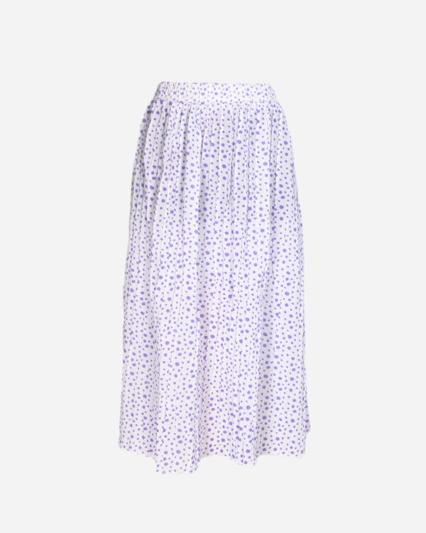 Pleated polka dot skirts: 4 pieces