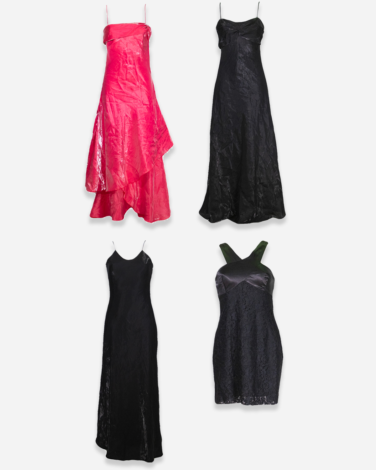 Women's evening dresses: 4 pieces