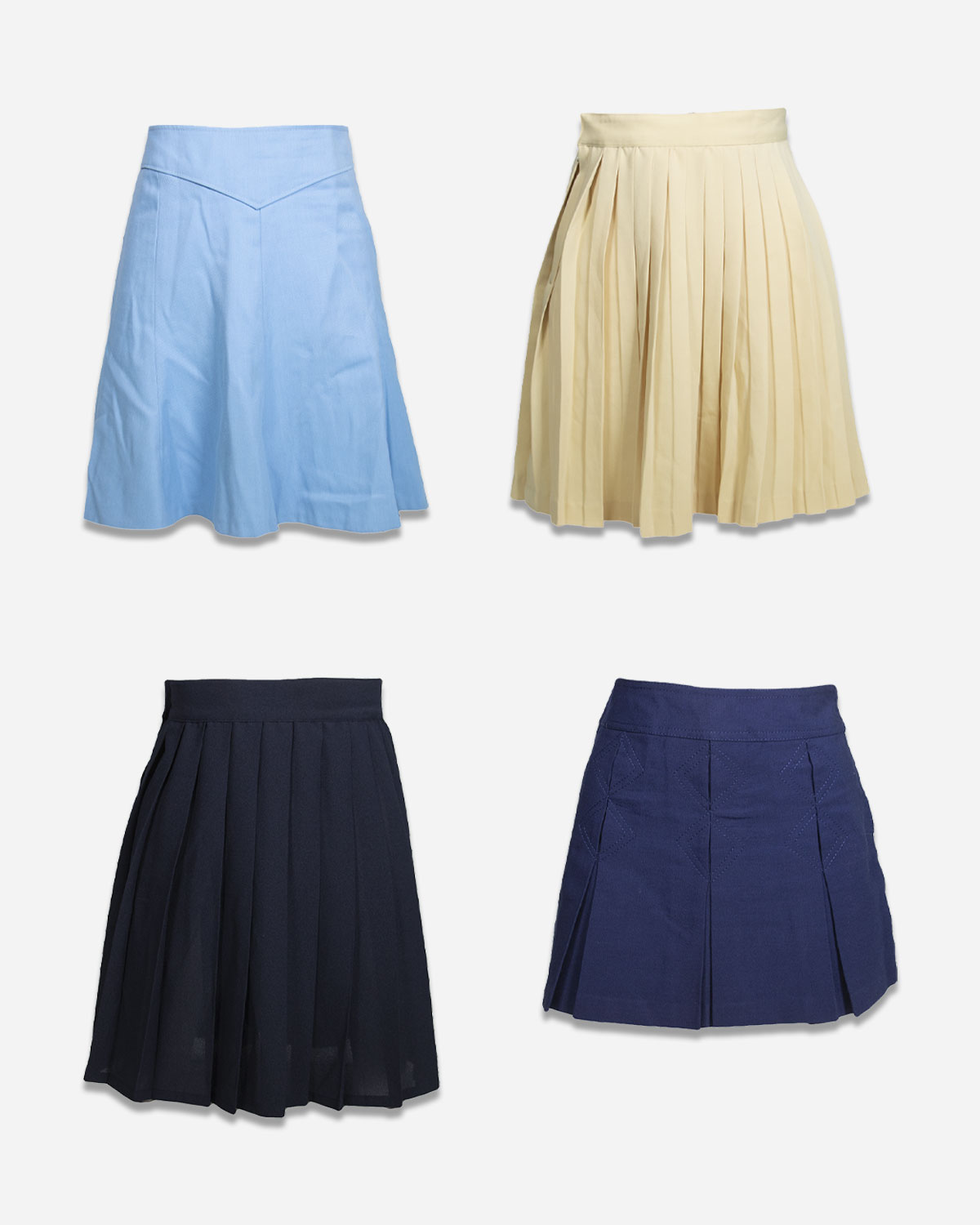 Box four miniskirts