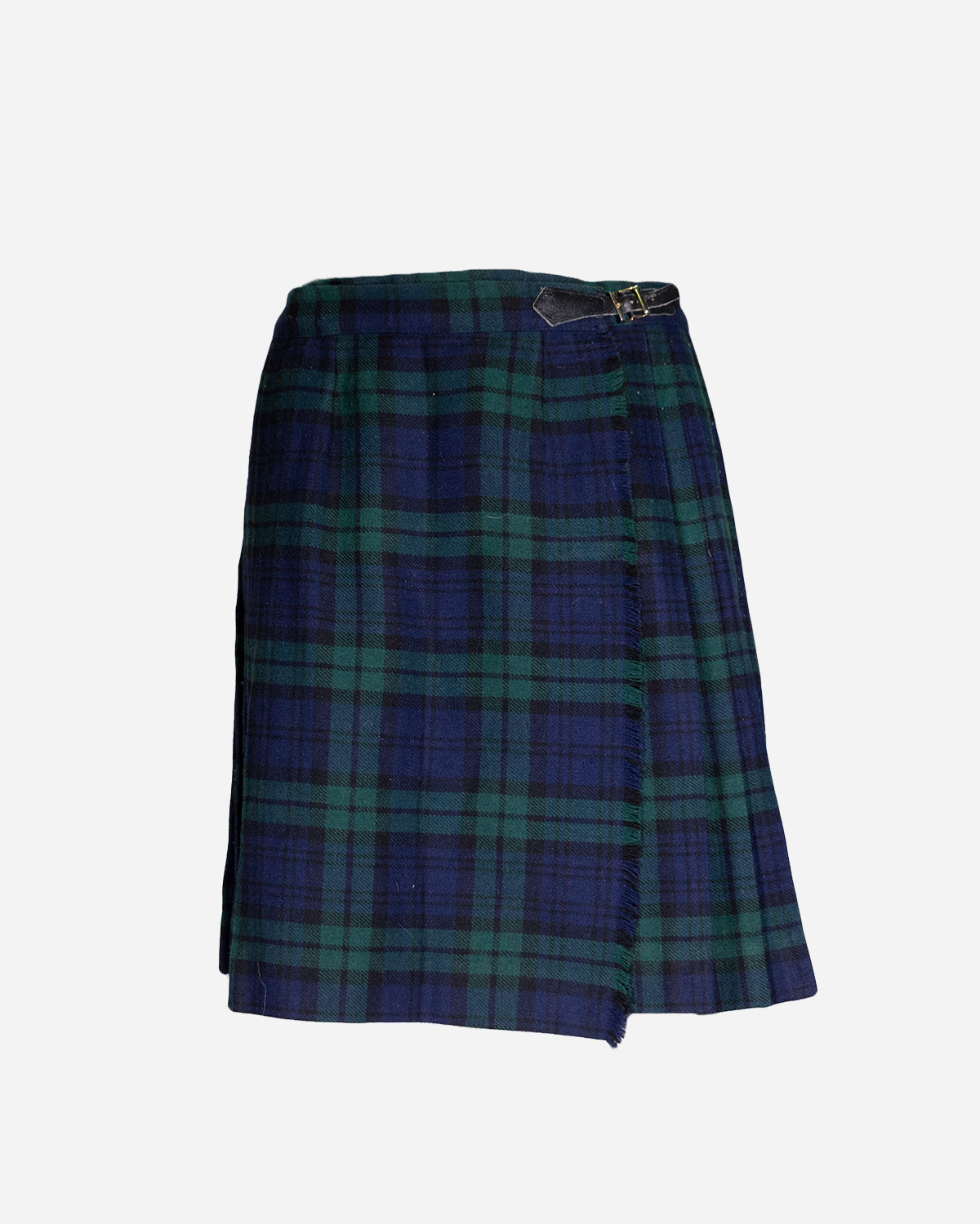 Box four tartan miniskirt