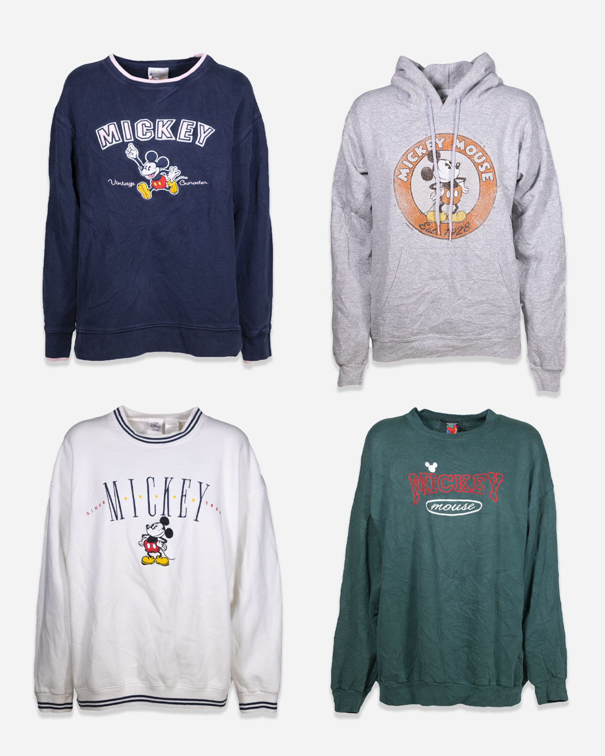 Walt Disney vintage unisex sweatshirts: 4 units
