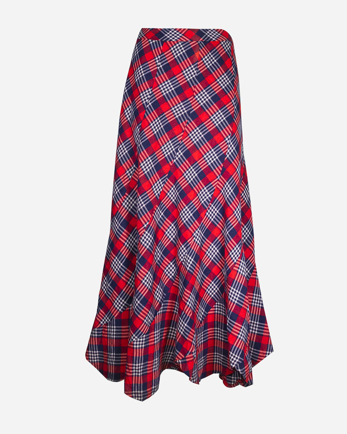 Women’s 80s-90s tartan long skirts: 4 pieces