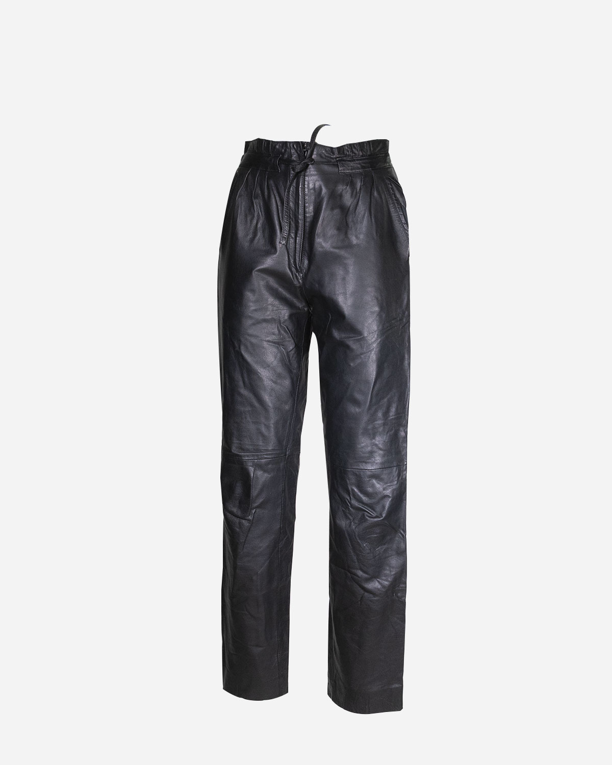 Women’s leather pants: 4 pieces