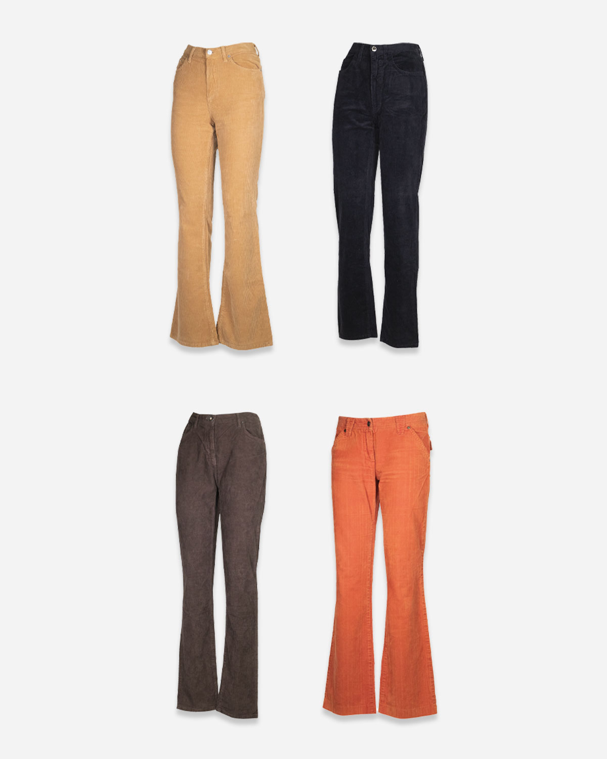 Women's velvet pants: 4 pieces