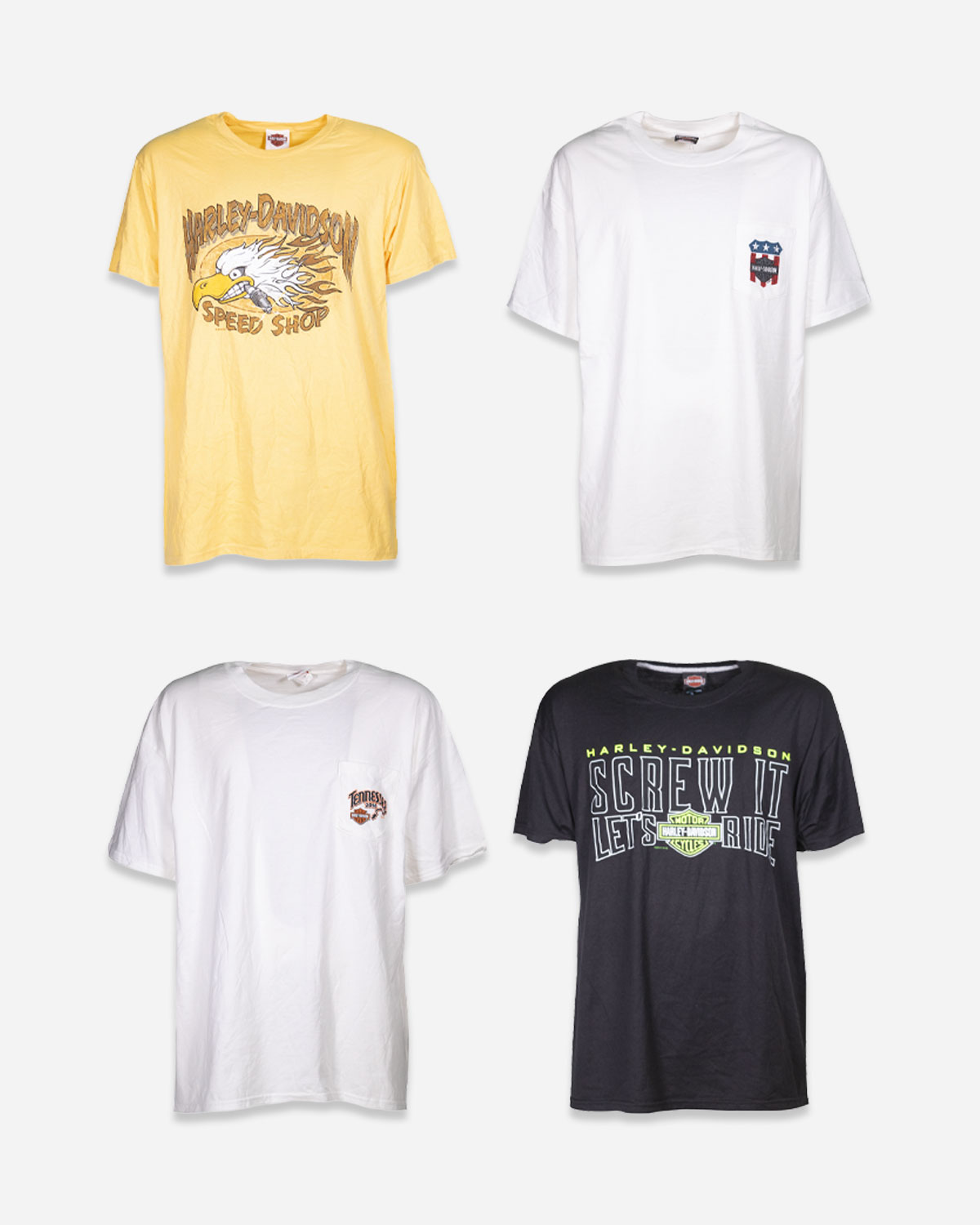 Harley Davidson t-shirts for men: 4 pieces