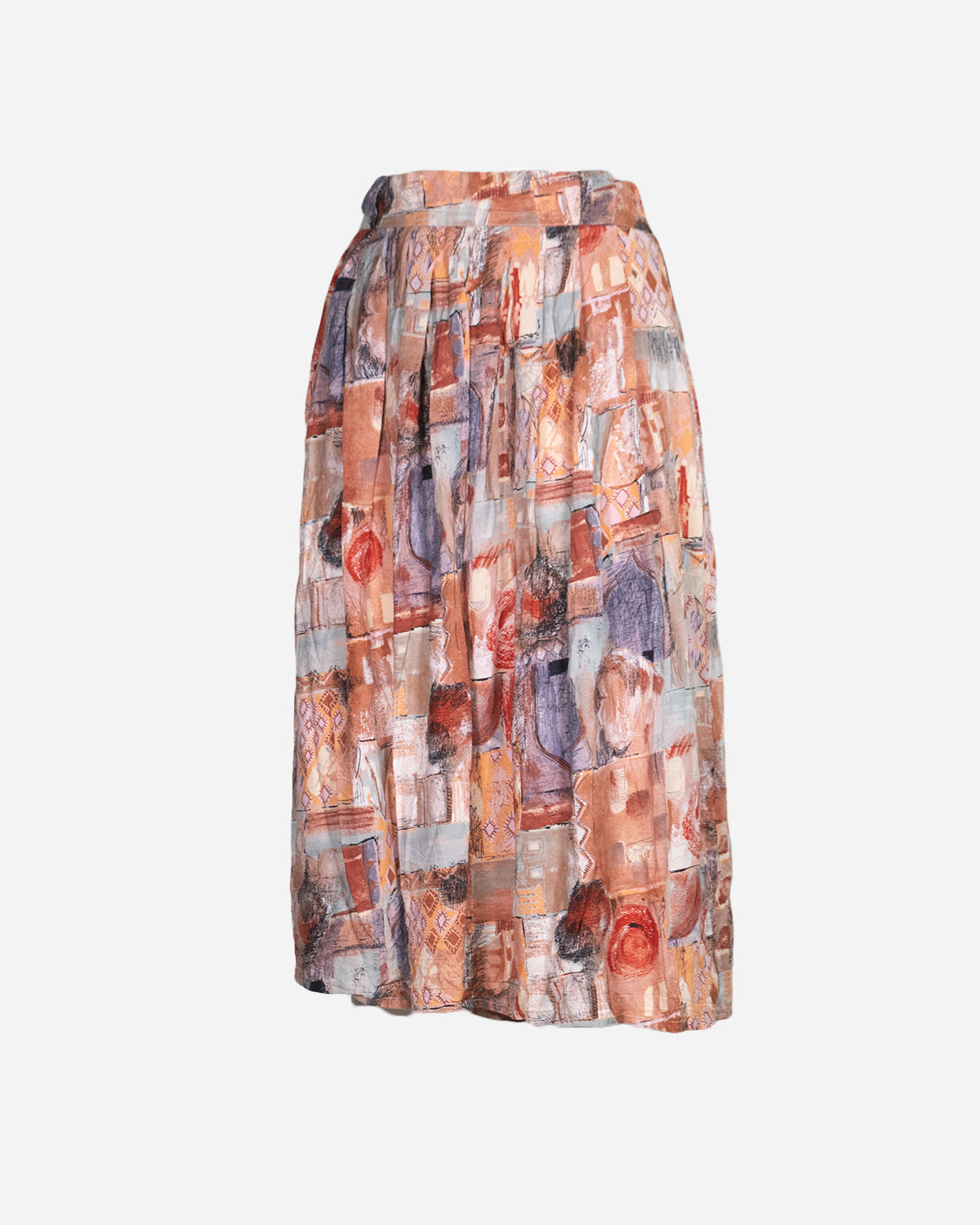 Vintage floral summer skirts: 4 pieces