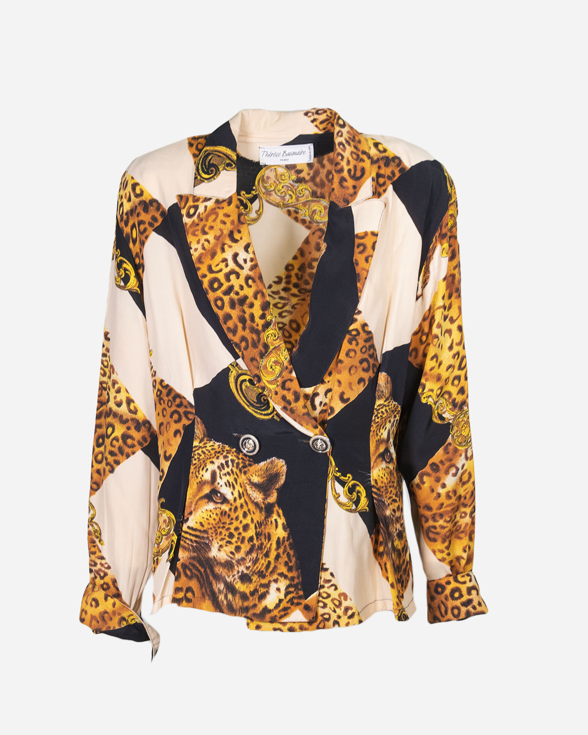 Baroque patterned shirts for women: 4 pieces