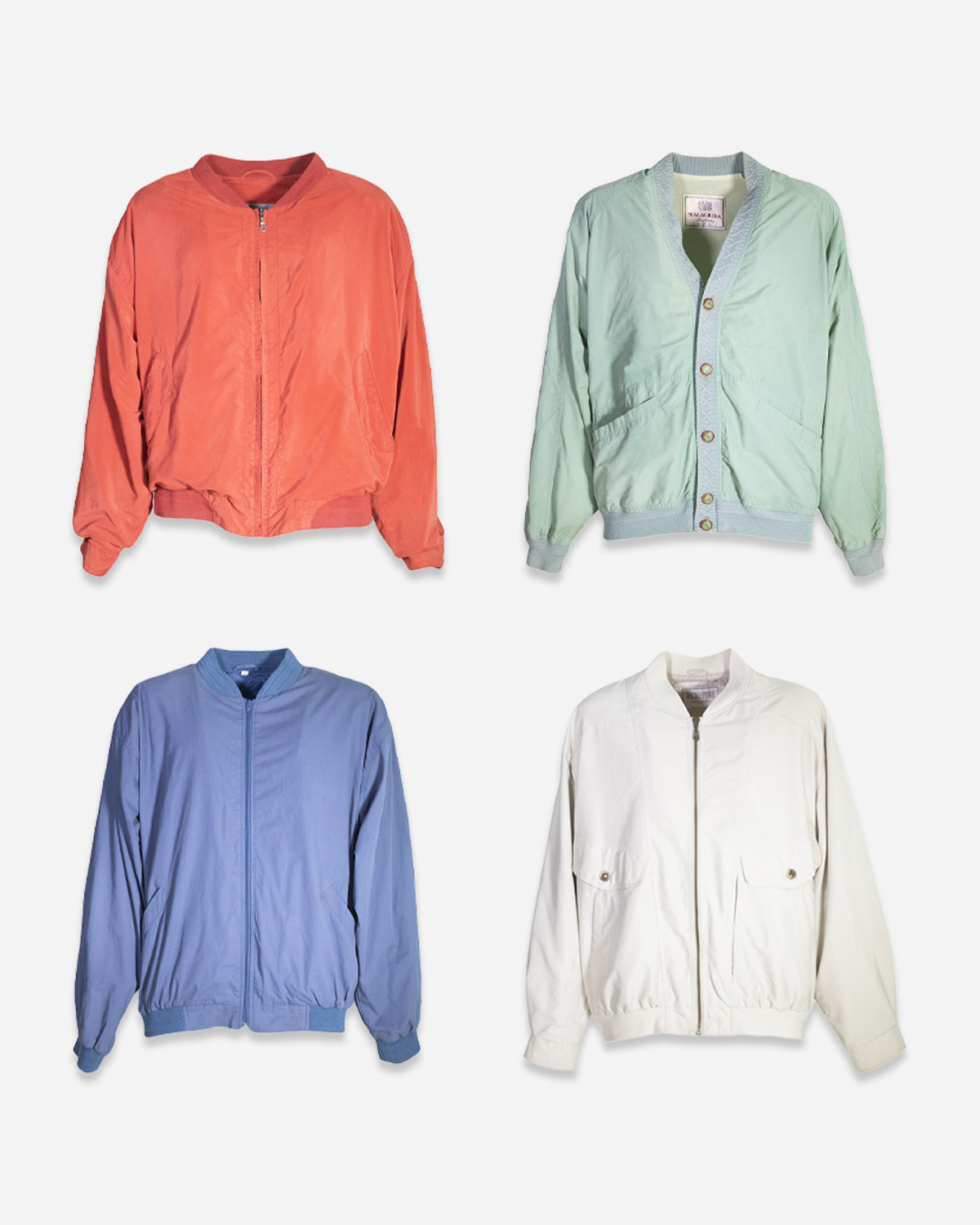 Summer bomber jackets: 4 pieces