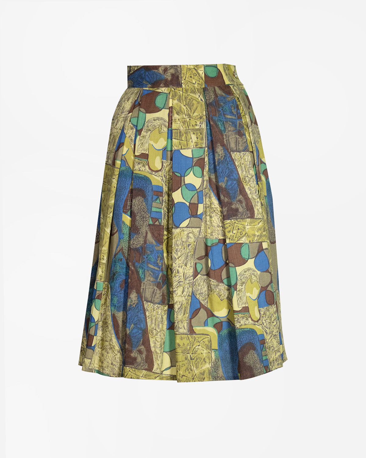 Summer vintage patterned skirts: 4 pieces