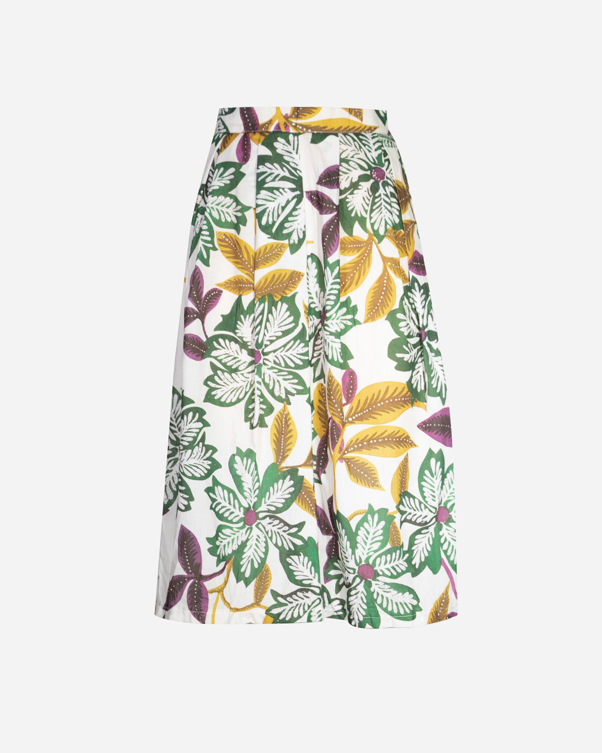 Summer vintage patterned skirts: 4 pieces